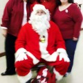 Colbert and Lauderdale Co. HIPPY-Dec. 13th Christmas Group Meeting:  HIPPY Coordinator "Santa" Bill Griffin and the HIPPY Parent Educators:  Heather, Leah, and Michelle